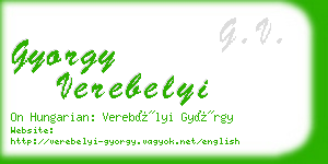 gyorgy verebelyi business card
